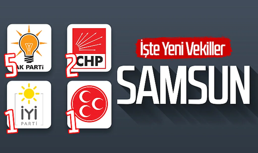 İşte Samsun'un yeni vekilleri