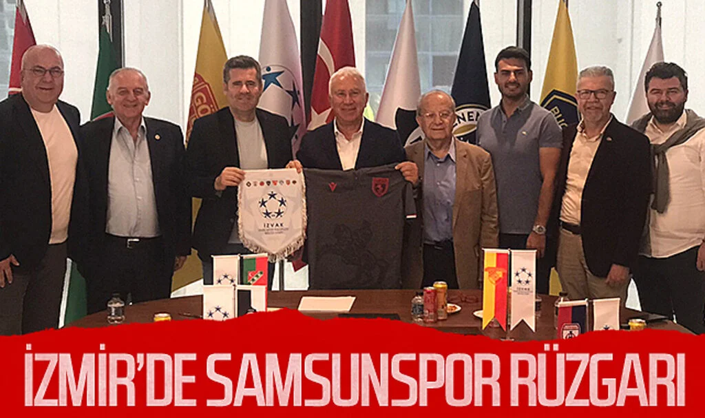 İzmir'de Samsunspor rüzgarı