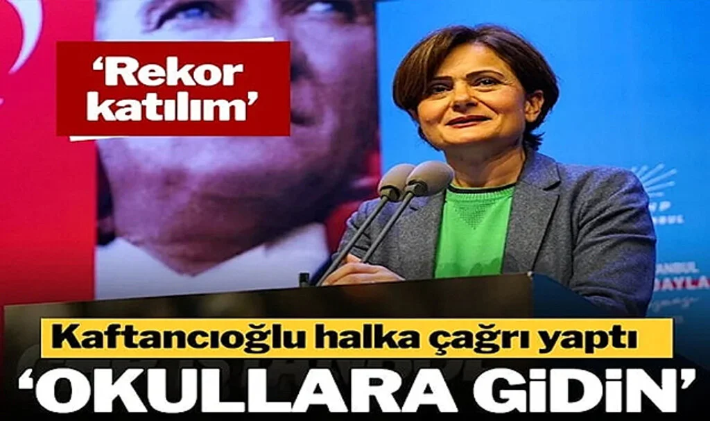 Kaftancıoğlu: İstanbul'da Rekor Katılım Bekliyoruz