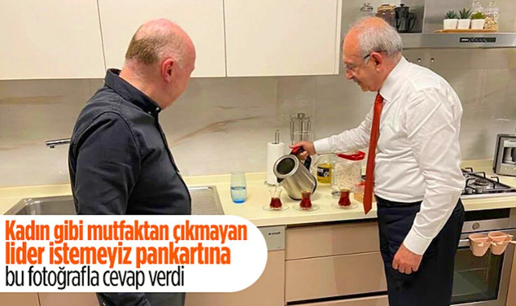 Kemal Kılıçdaroğlu Mutfak Pankartına Paylaştığı Fotoğrafla Yanıt Verdi