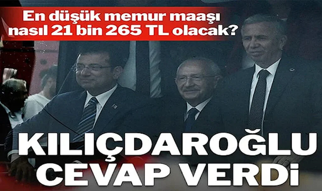 Kılıçdaroğlu, Memur Maaş Zammı Vaadini Anlattı