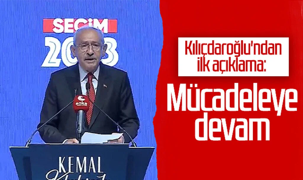 Kılıçdaroğlu'ndan ilk açıklama: Mücadeleye devam