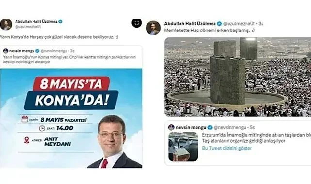 Kızılay'da İmamoğlu Mitingini Hedef Gösteren İki Kişi Görevden Alındı