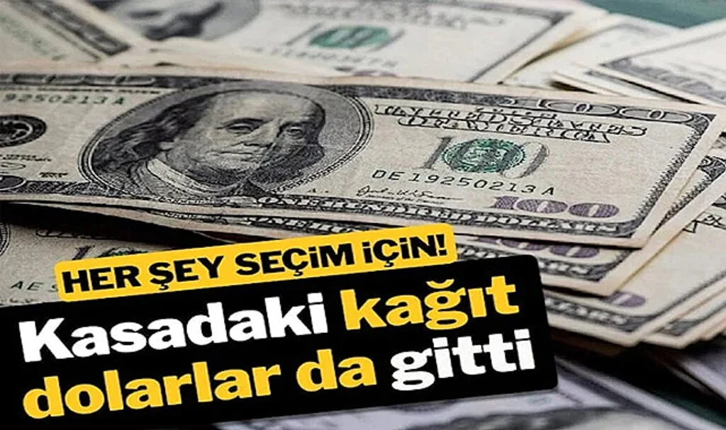 Merkez Bankası Kasadaki Kağıt Dolarları da Harcadı