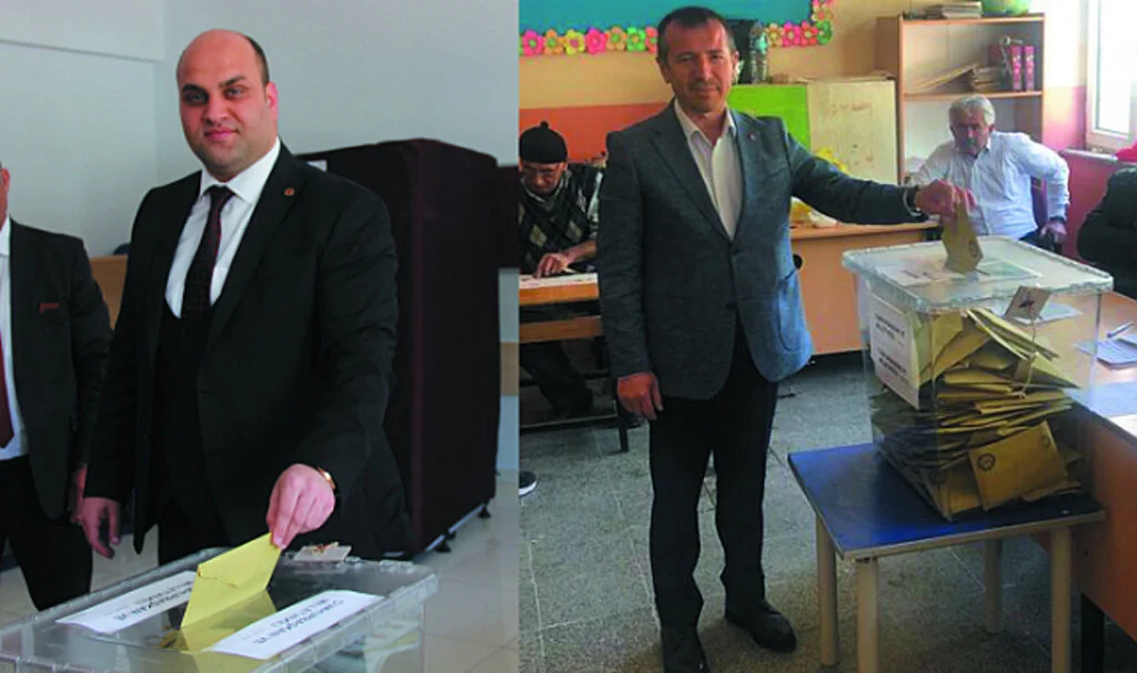 MHP'li Adaylar Havza'da Sandık Başında  