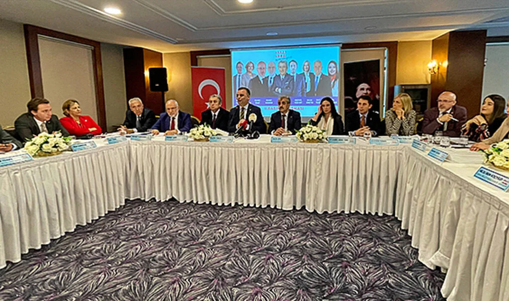 Millet İttifakı'nda Yer Alan Partilerin Samsun İl Başkanları Basın Açıklamasında Bulundu