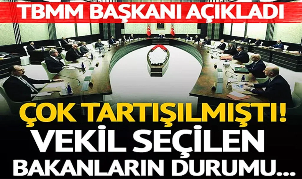 Milletvekili Seçilen Bakanların Durumu Ne Olacak? TBMM Başkanı Şentop'tan Kritik Sözler: 'Yemin Etmezlerse...'