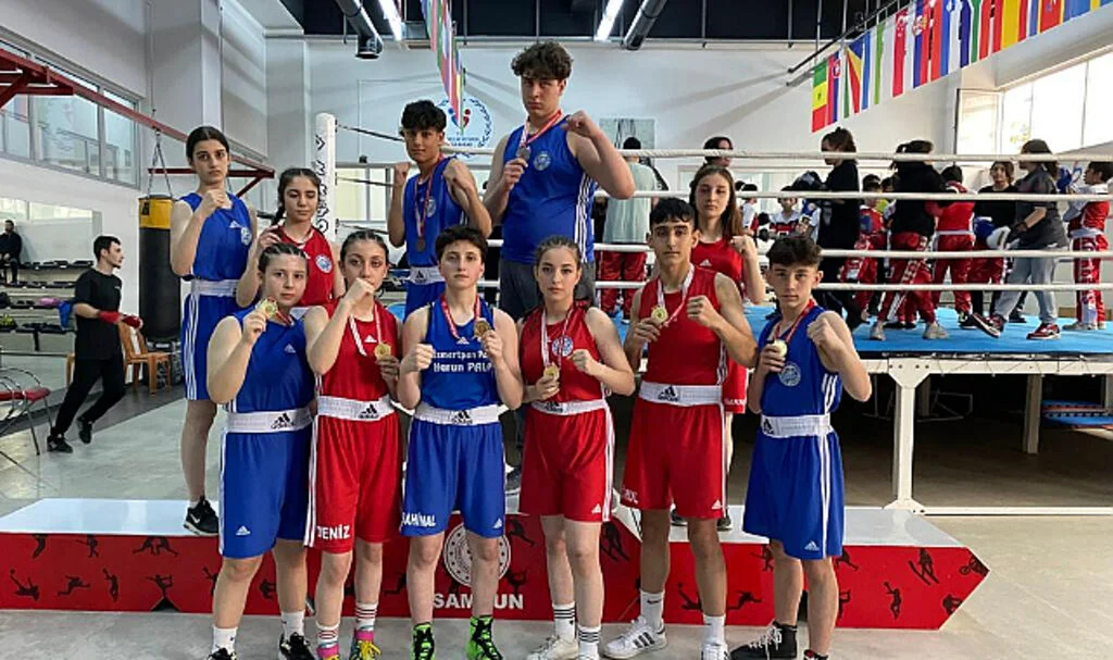 Salıpazarılı Sporcular Boksta 6 Birincilik Kazandı