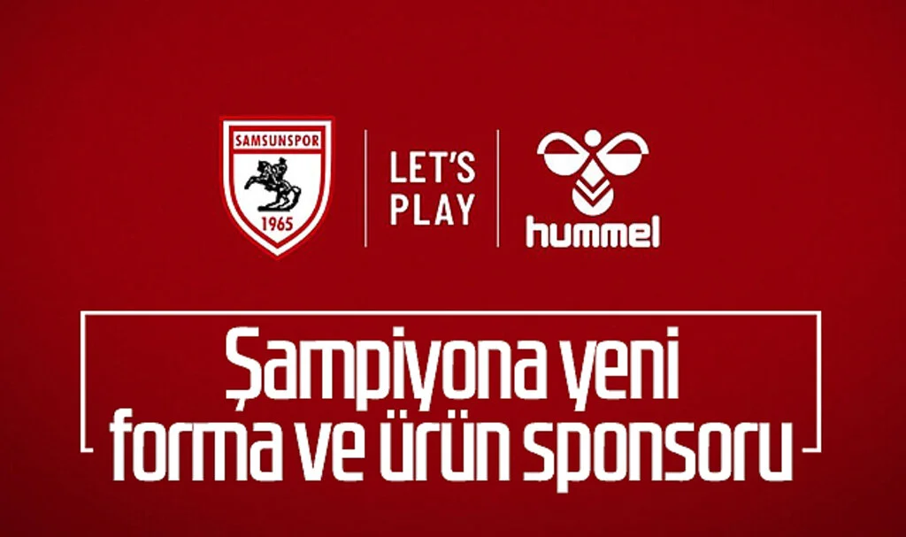 Şampiyon Samsunspor'a yeni forma ve ürün sponsoru