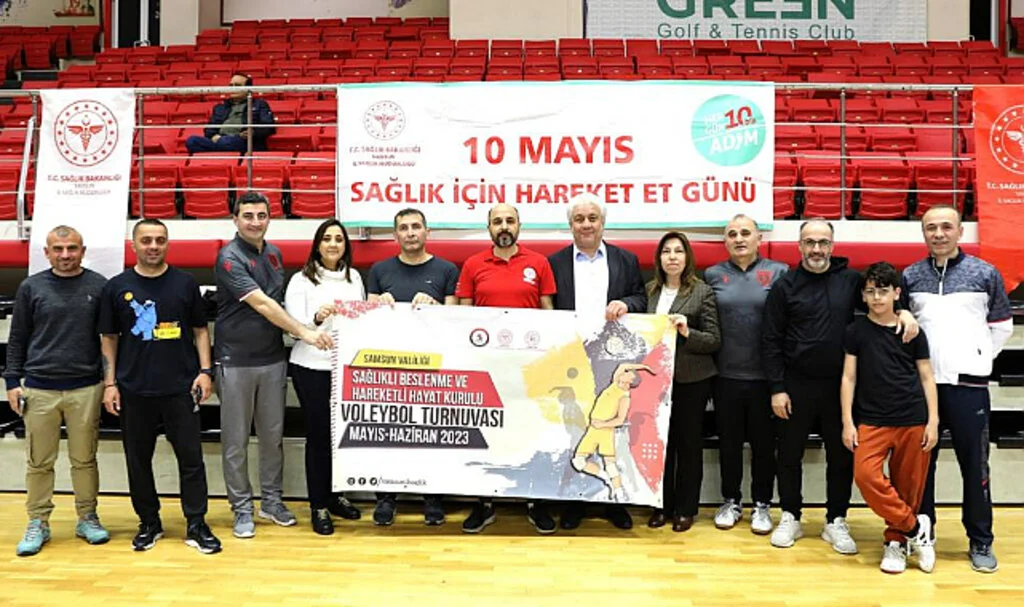 Samsun'da Kurum Amirlerinden Hareketli Yaşam Mesajı