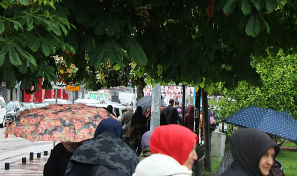 Samsun'da Metrekareye 41,6 Kilo Yağış Düştü