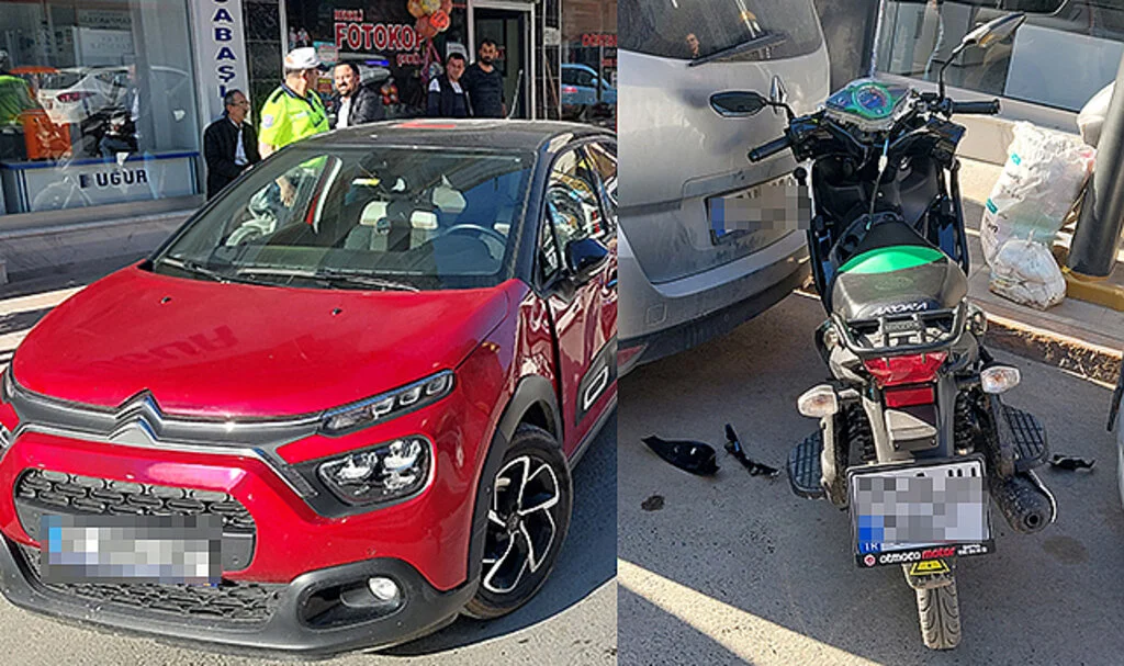 Samsun'da Otomobil ile Motosikletin Çarpıştığı Kazada 2 Kişi Yaralandı