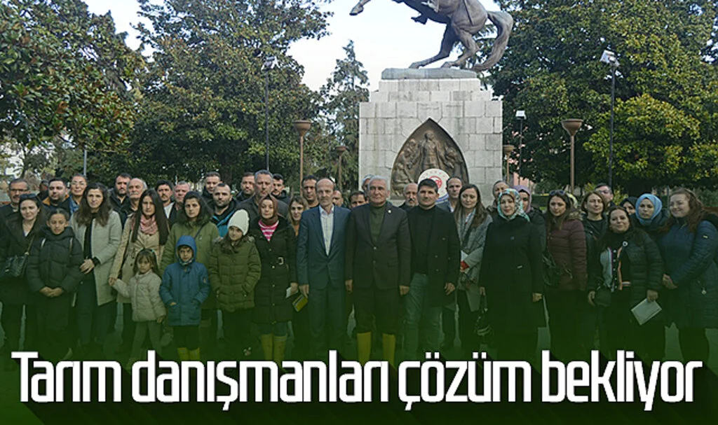 Samsun'da tarım danışmanları çözüm bekliyor 