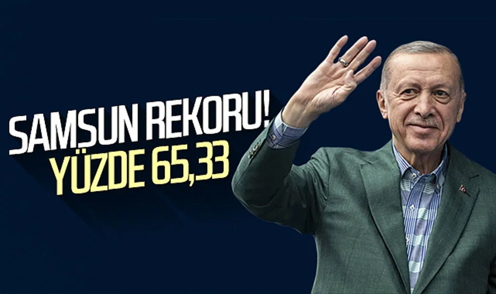 Samsun rekoru! Yüzde 65,33