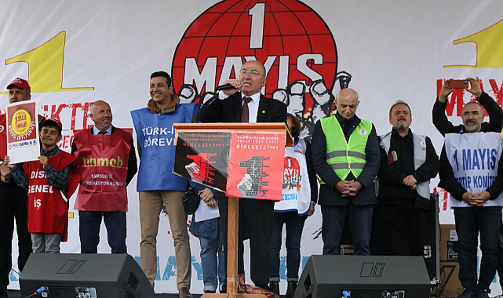 Samsun ve Çevre İllerde 1 Mayıs Emek ve Dayanışma Günü Kutlandı