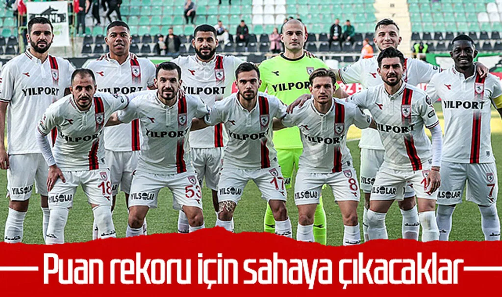 Samsunspor puan rekoru için sahaya çıkacak