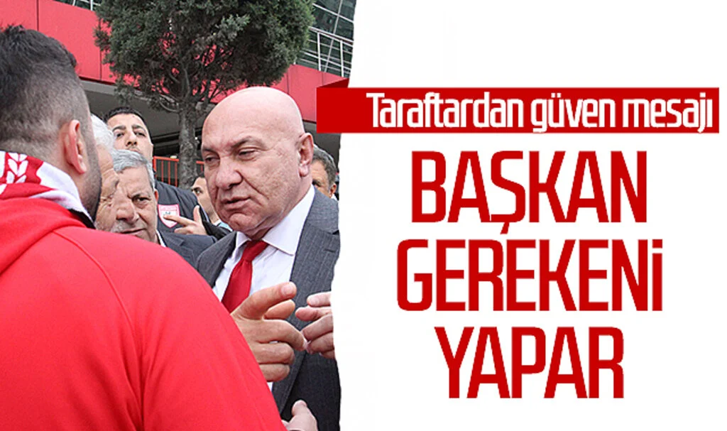 Samsunspor taraftarından güven mesajı: "Başkan gerekeni yapar"