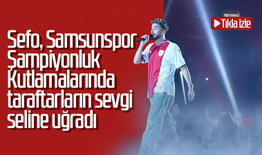 Sefo, Samsunspor Şampiyonluk Kutlamalarında Taraftarların Sevgi Seline Uğradı