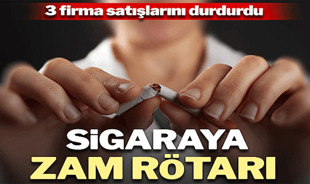Sigara Satışlarına Zam Rötarı