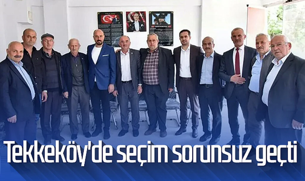 Tekkeköy'de seçim sorunsuz geçti