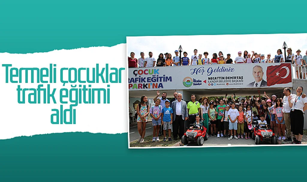 Termeli Çocuklar Trafik Eğitimi Aldı