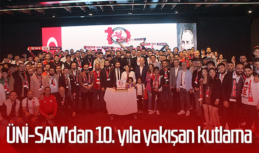 ÜNİ-SAM'dan 10. yıla yakışan kutlama
