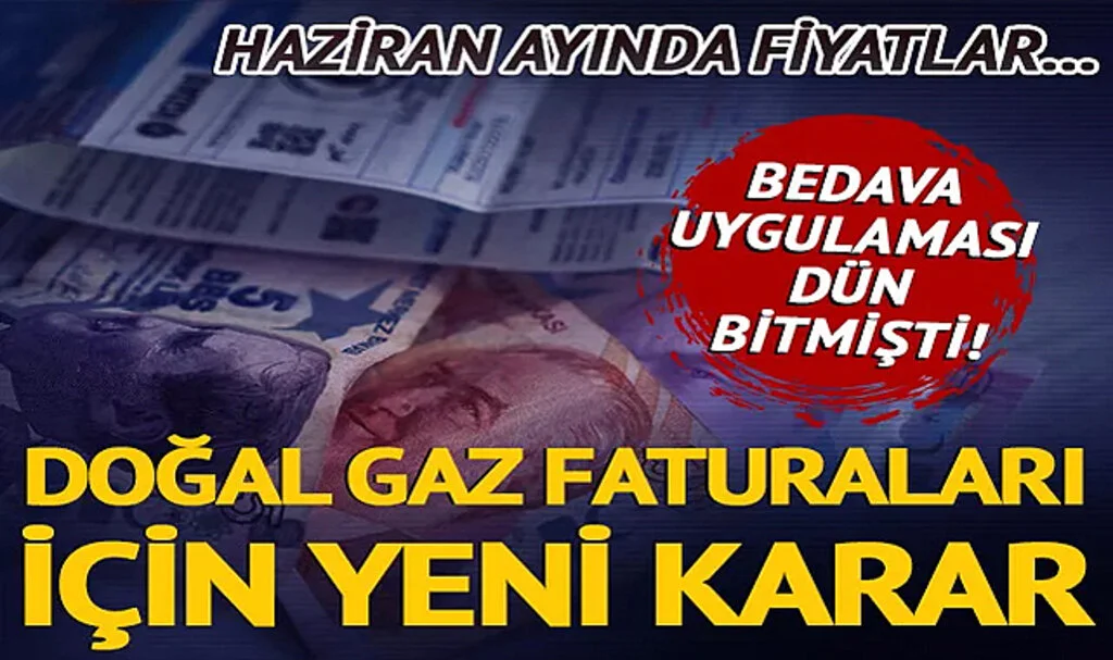 0 TL Doğal Gaz Faturasının Ardından Yeni Açıklama! BOTAŞ, Haziran Tarifesini Duyurdu: 31 Mayıs 2024'e Kadar...