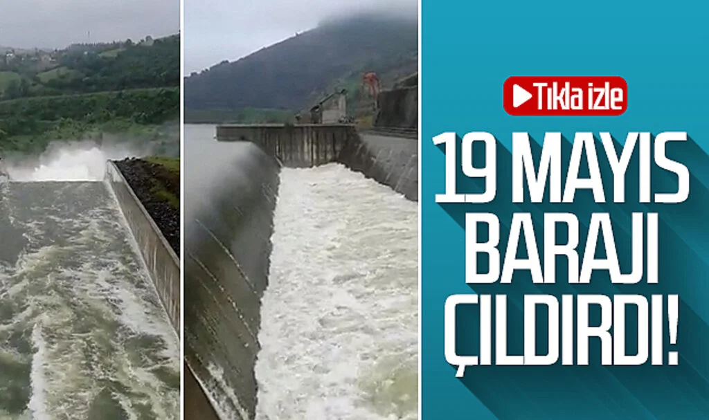 19 Mayıs Barajı çıldırdı! Tıkla izle...
