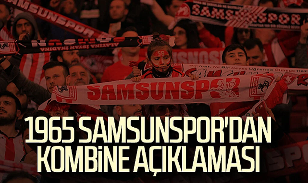 1965 Samsunspor'dan kombine açıklaması