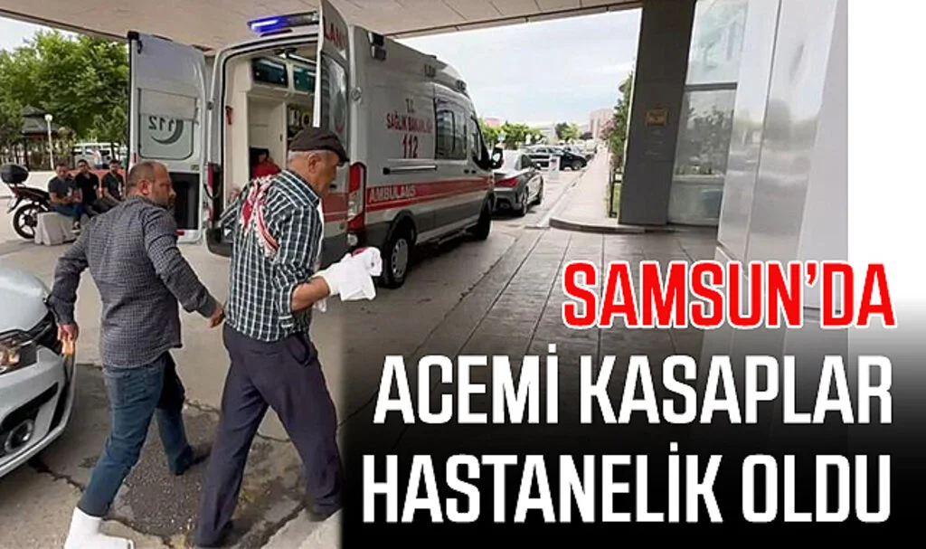 Acemi Kasaplar Hastanelik Oldu