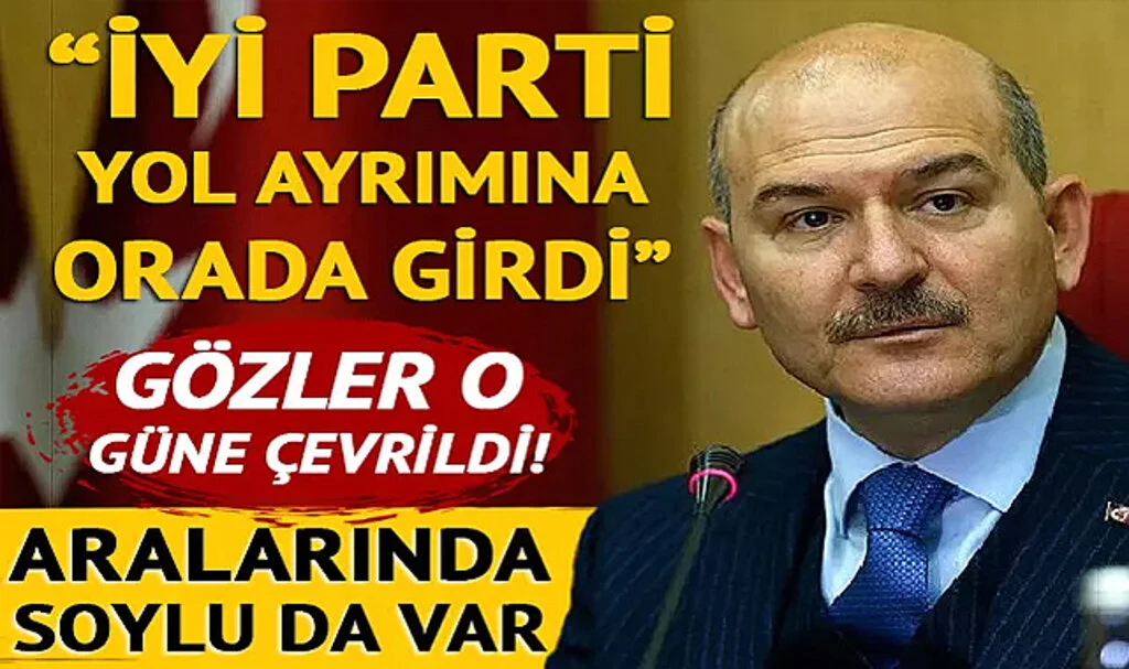 Aralarında Süleyman Soylu da Var! 'İYİ Partililer AK Parti'nin adaylarına oy verdi' iddiası! "Yol ayrımına orada girdi"