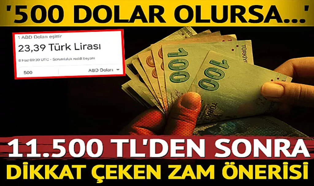Asgari Ücrette Son Dakika! Eski Bakan "500 Dolar" Demişti... 11.500 TL'den Sonra Dikkat Çeken Zam Önerisi