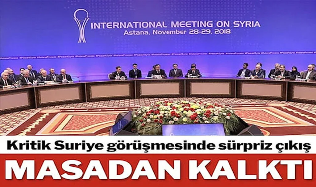 Astana’daki Suriye Görüşmelerinde Beklenmedik Çıkış: Bu Son Toplantı