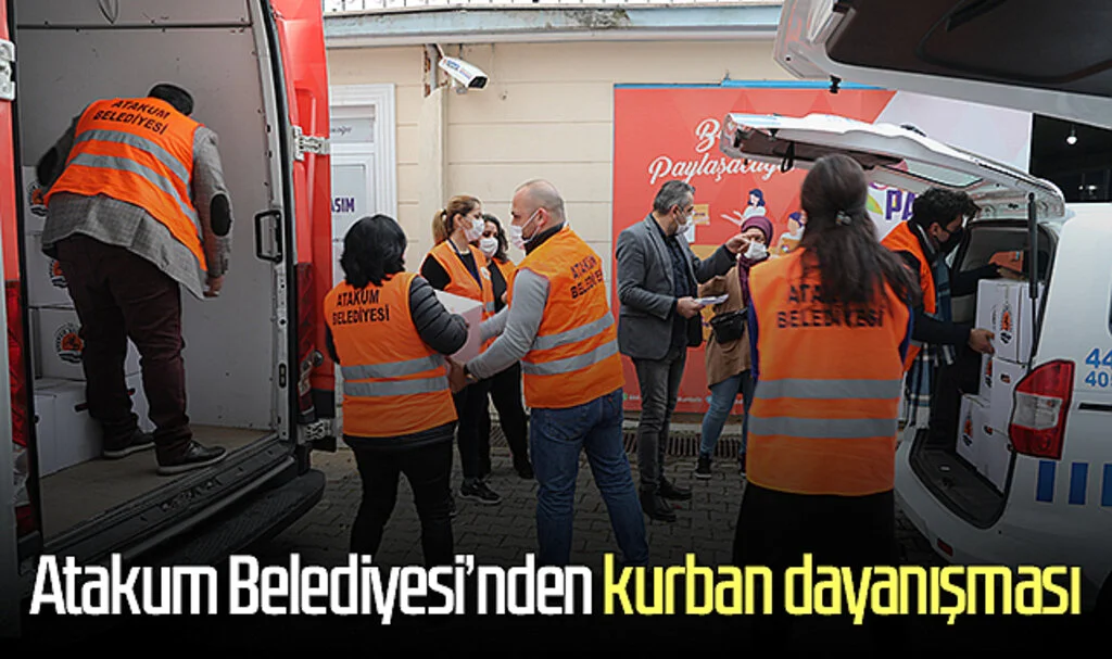 Atakum Belediyesi’nden kurban dayanışması