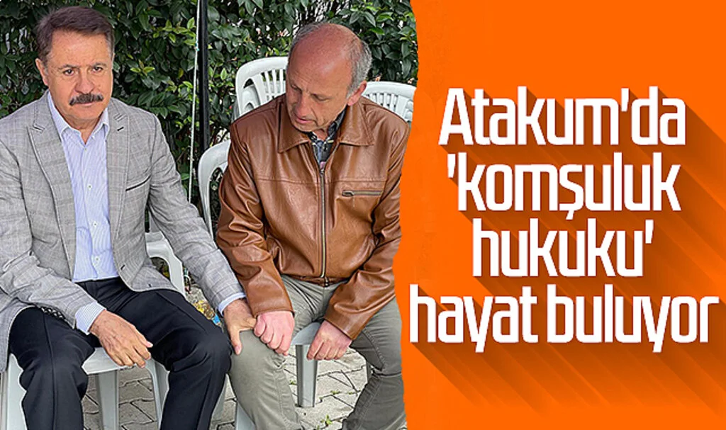 Atakum'da 'komşuluk hukuku' hayat buluyor