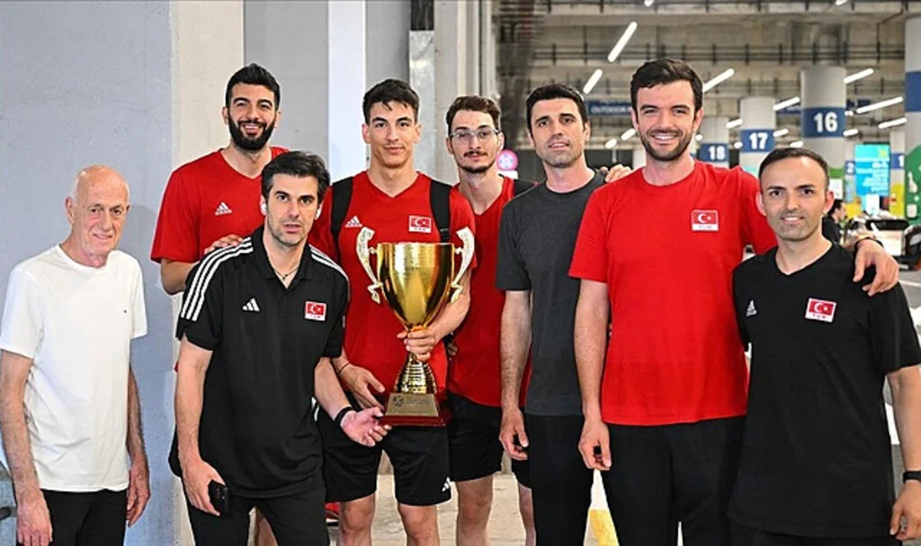Avrupa Altın Ligi şampiyonu A Milli Erkek Voleybol Takımı, yurda döndü