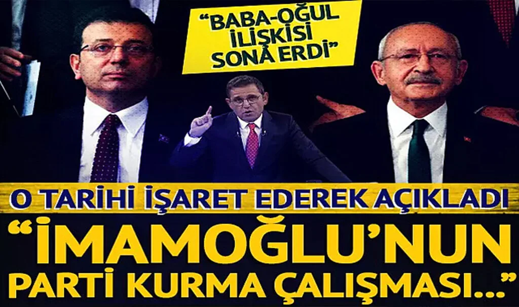 "Baba-Oğul İlişkisi Sona Erdi" Fatih Portakal'dan Çok Konuşulacak Sözler: İmamoğlu’nun Parti Kurma Çalışması...
