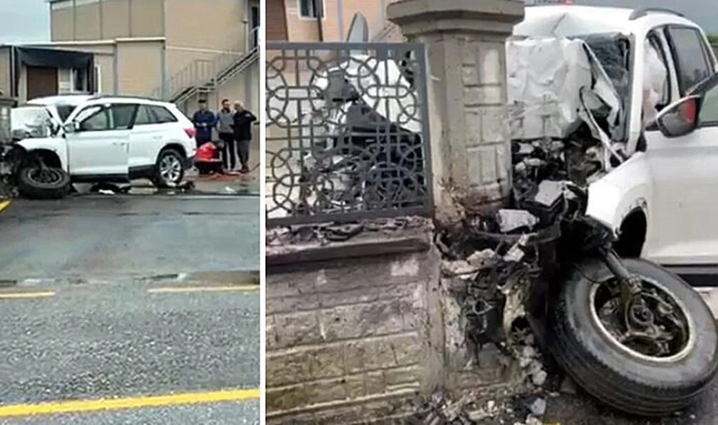 Babalar gününde kızını sınava yetiştirmek isterken kazada hayatını kaybetti