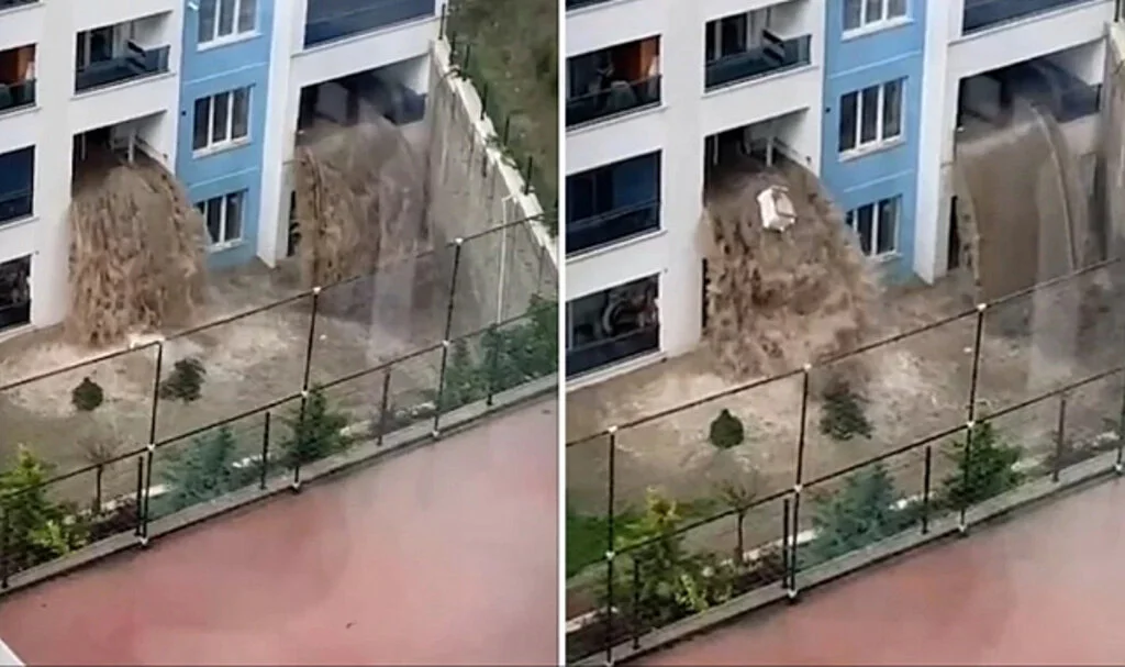 Başkent'te Su Basan Dairenin Eşyaları Dışarı Taştı