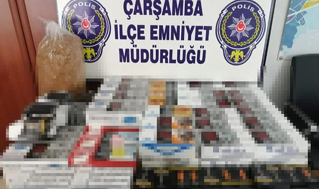 Çarşamba'da Kaçak Sigara Operasyonu