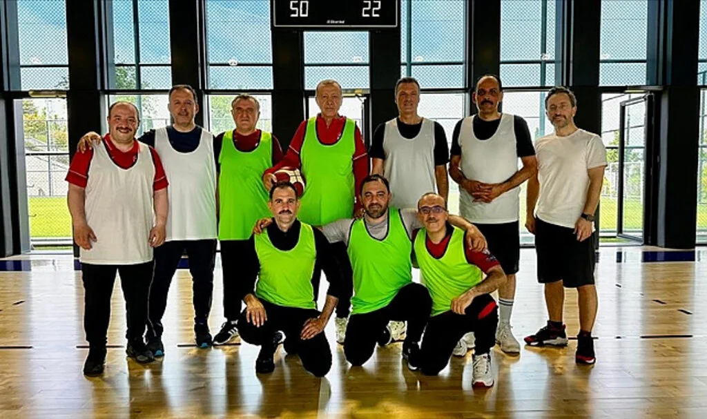Cumhurbaşkanı Erdoğan Basketbol Maçı Yaptı