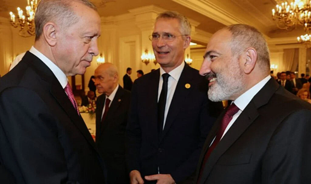 Cumhurbaşkanı Erdoğan, Ermenistan Başbakanı Paşinyan ile görüştü
