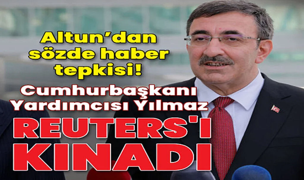 Cumhurbaşkanı Yardımcısı Reuters'ı Kınadı