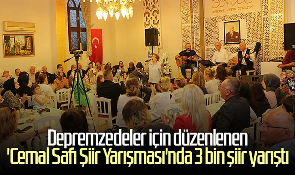 Depremzedeler İçin Düzenlenen 'Cemal Safi Şiir Yarışması'nda 3 Bin Şiir Yarıştı