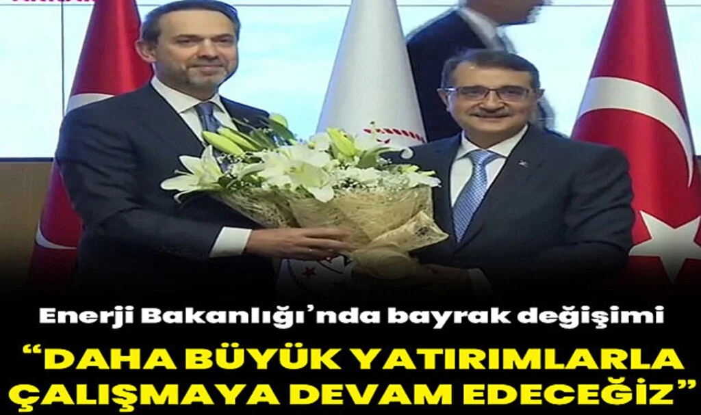 Enerji Bakanlığı'nda Devir Teslim Töreni