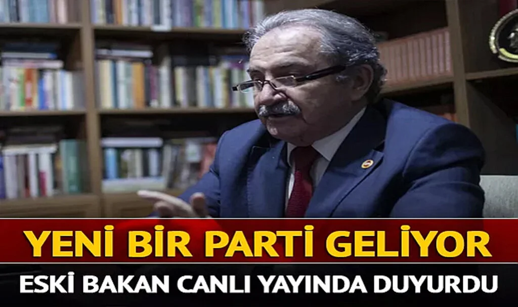 Eski Bakan Namık Kemal Zeybek Canlı Yayında Duyurdu! Yeni Bir Parti Kuruluyor