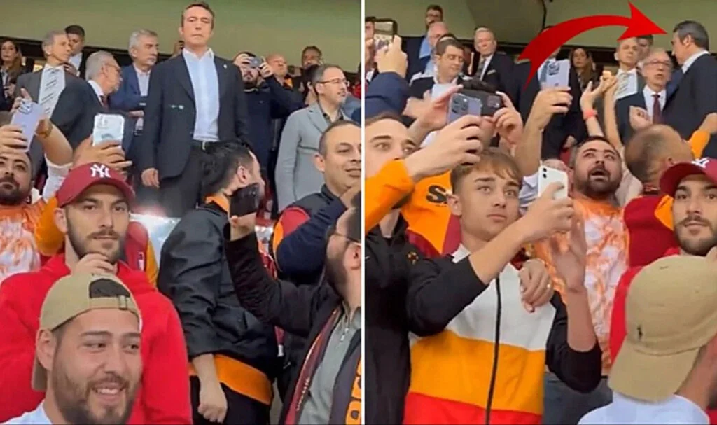 Galatasaray Taraftarı Hep Bir Ağızdan Ali Koç'a Dönerek Aynı Şarkıyı Söyledi! Başkan Tribünü Hemen Terk Etti