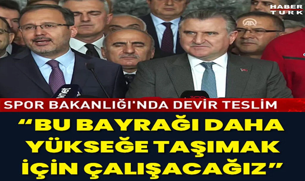 Gençlik ve Spor Bakanlığı'nda Devir Teslim