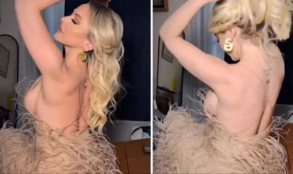 Hadise Yine Çok İddialı! Bu Sefer de İç Çamaşırsız Elbisesiyle Dans Etti