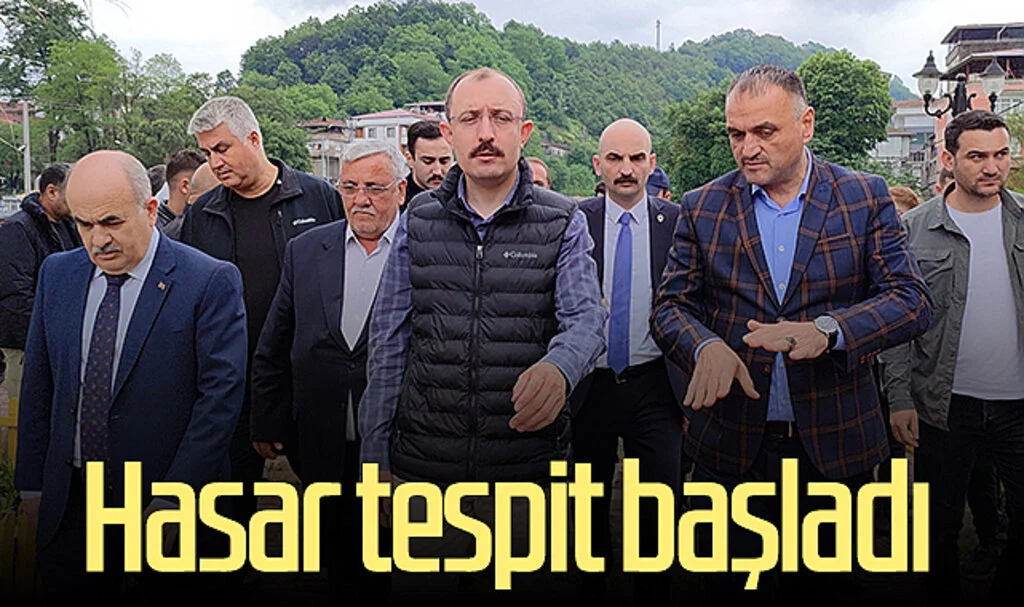 Hasar tespit başladı 